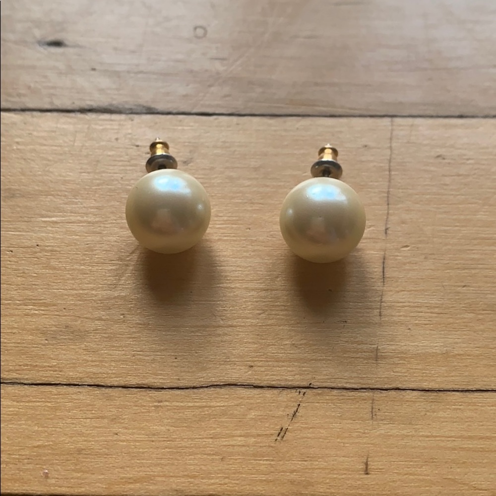 Faux Pearl Earrings